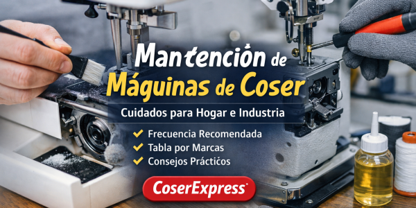 Cada cuánto tiempo se debe hacer mantención a una máquina de coser