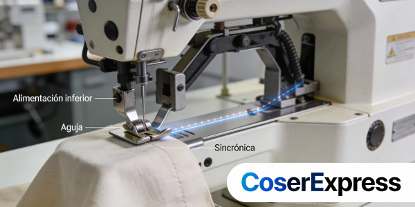 Mecanismos de alimentación en máquinas de coser: tipos y ajustes
