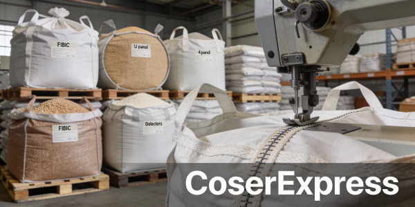 Tipos de sacos de tonelada (FIBC): guía y máquinas para coserlos